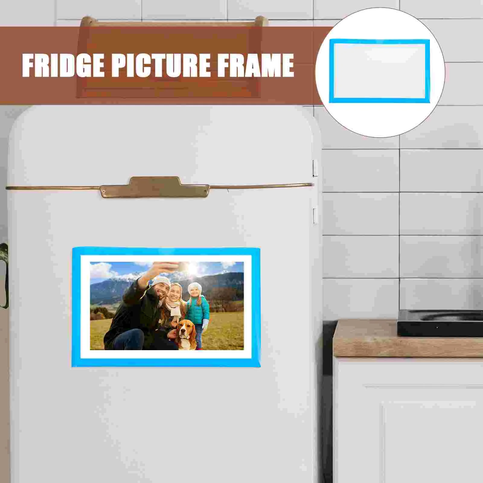 포토 프레임 마그네틱 카드 홀더 파일 정보 가방 소프트 스티커 컬러 로고(a4 가로 스타일) 슬리브 프레임 사무실