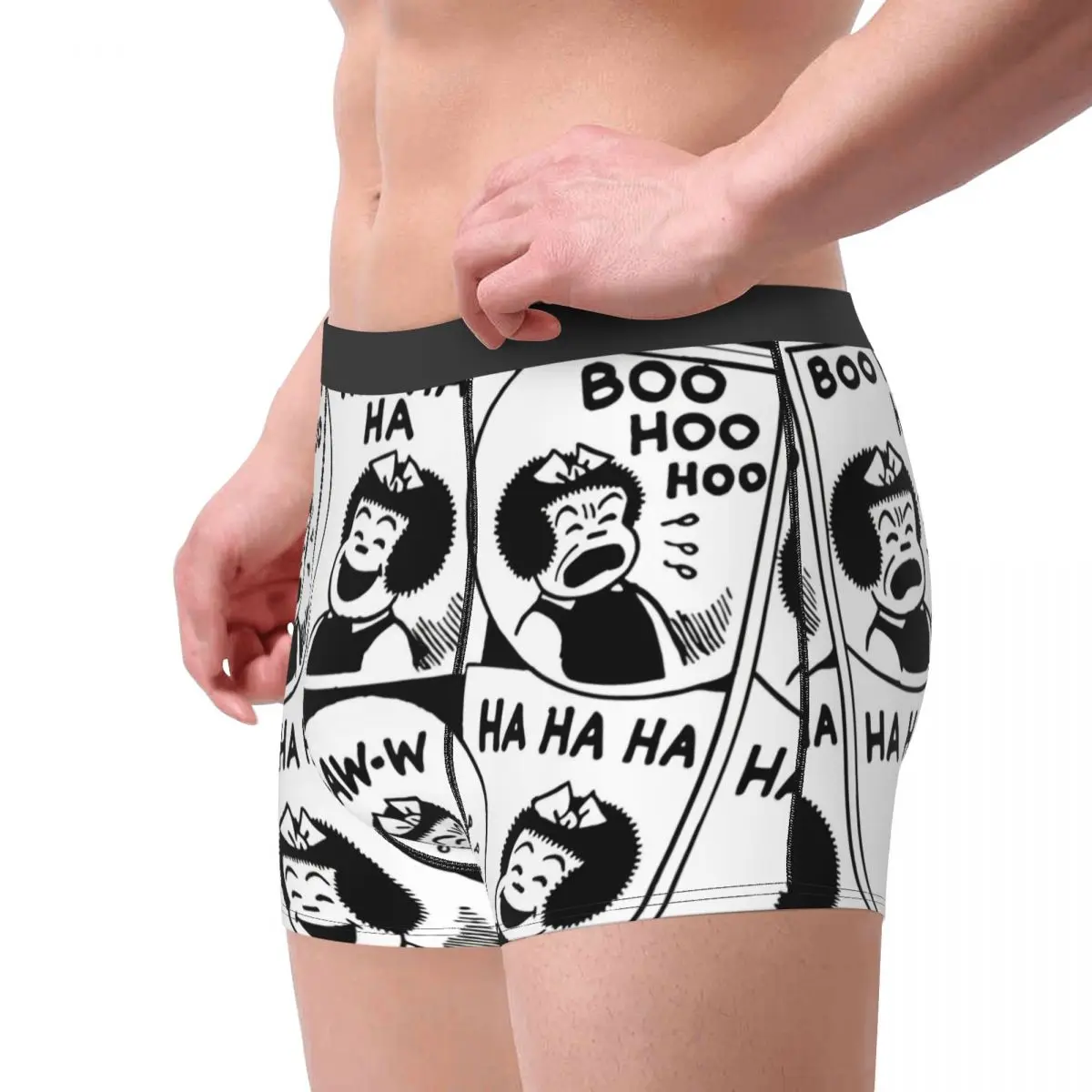 Humor Boxer Shorts Panties Briefs Men Nancy Has Emotions Underwear Mid Waist Underpants for Homme