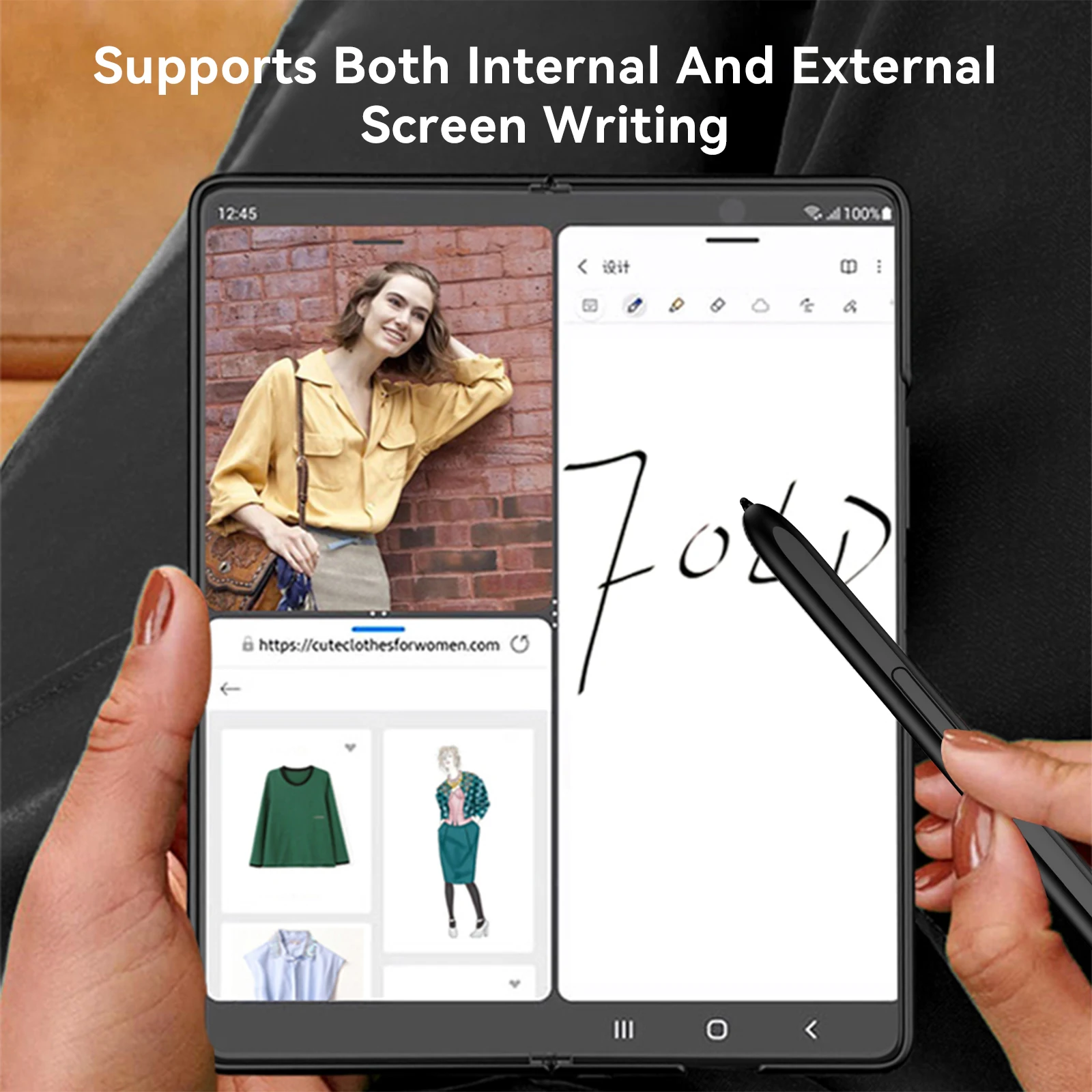 For Samsung Galaxy Fold 4 S Pen Folding Screen Exclusive Stylus For Samsung Galaxy Z Fold 5 Mobile Phone Stylus