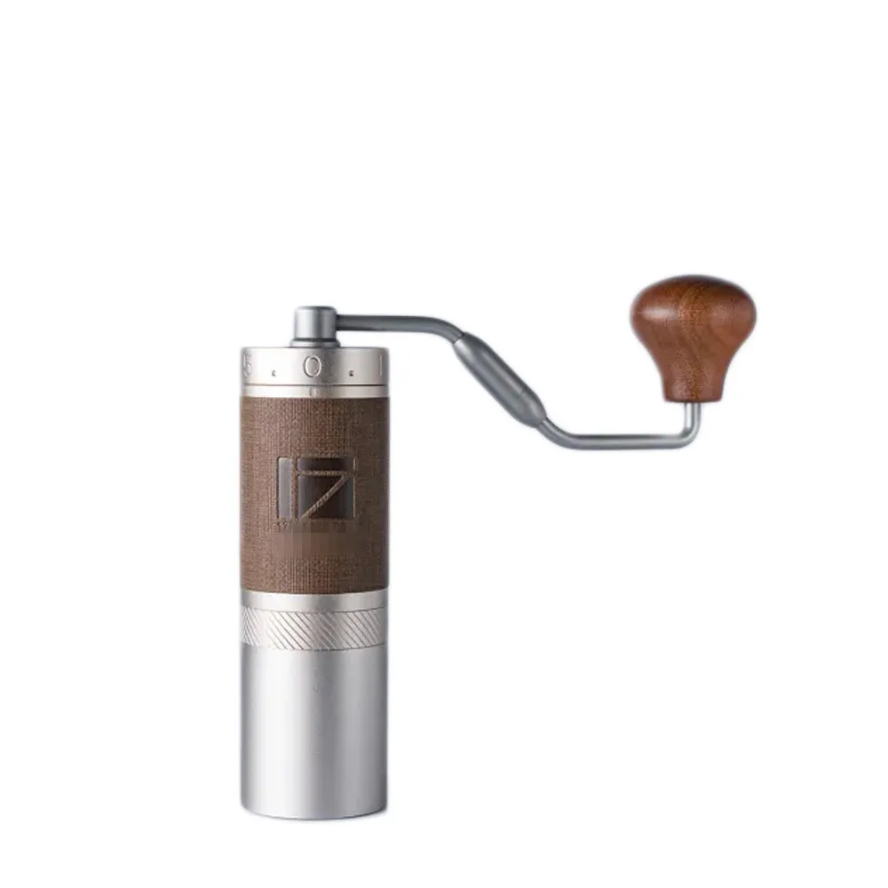 New X pros foldable handle portable coffee grinder heptagonal coffee mill grinding manual coffee grinder for car