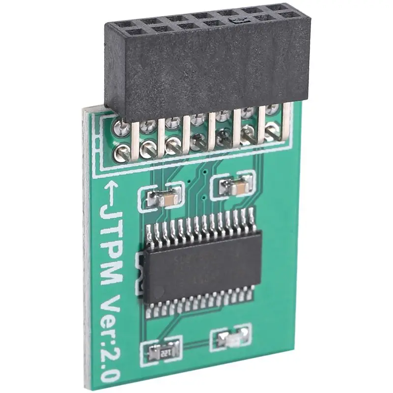 B62B-TPM 2.0 Encryption Security Module Remote Card LPC-14PIN Module 14Pin LPC For MSI TPM2.0 LPC 14 Pin Security Module