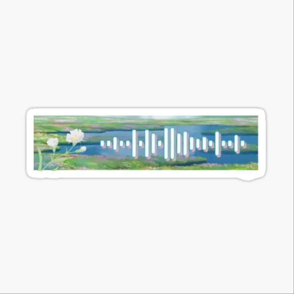 The Flower Garden Howl's Moving Castle Waterproof Stickers For Decorating Car Windows Motorcycles And Computers.