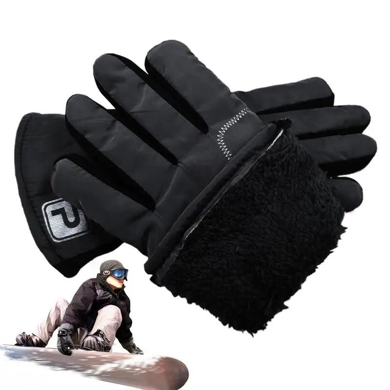 

Ski Gloves Waterproof Motorcycle Glove With Touchscreen Function Thermal Snowboard Gloves Warm Motorcycle Snow Gloves Men Women