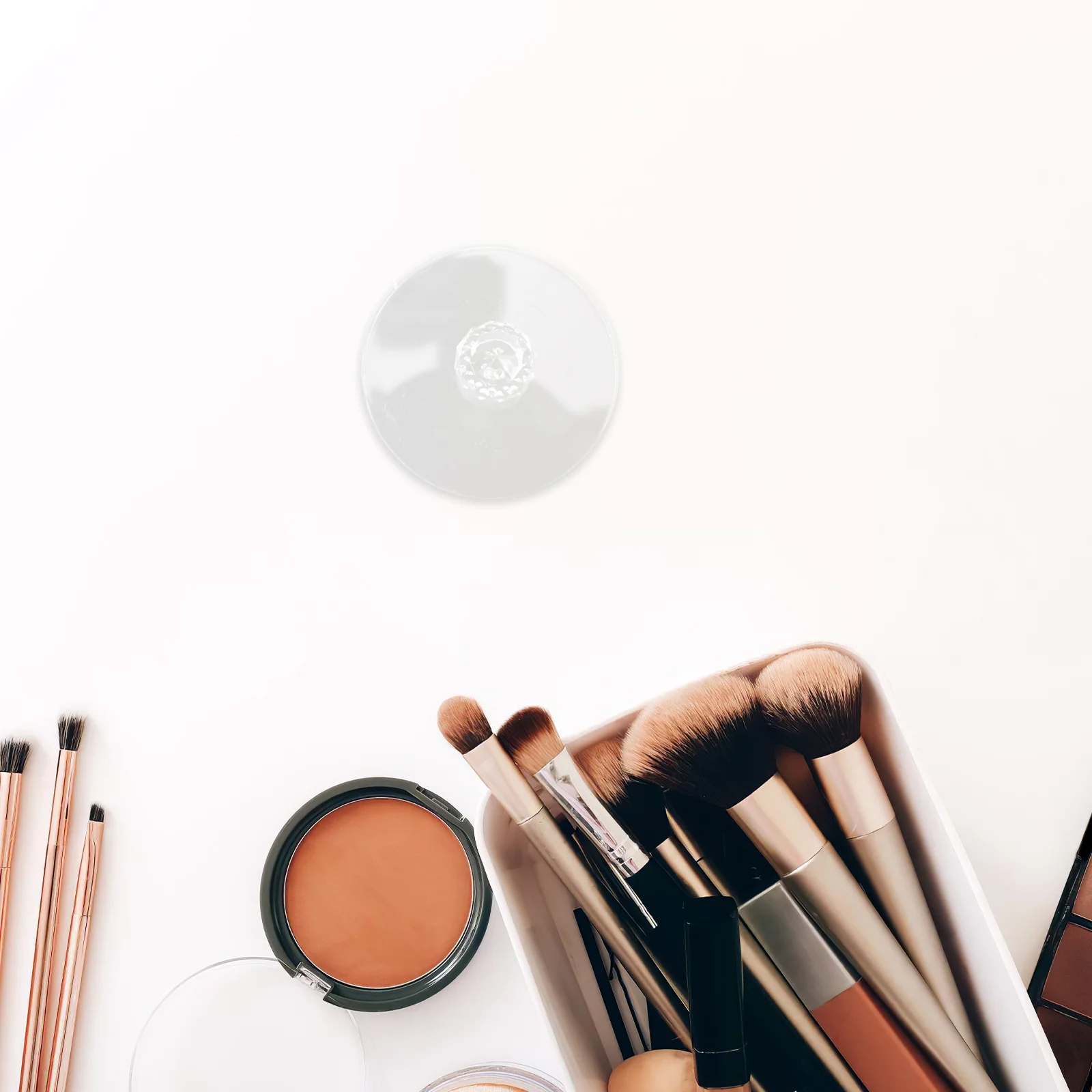 Outil de presse pour fard à joues, 2 pièces, tampon de poudre Compact de 2.24 pouces, accessoire de réparation de maquillage Portable, utilisation à Long terme