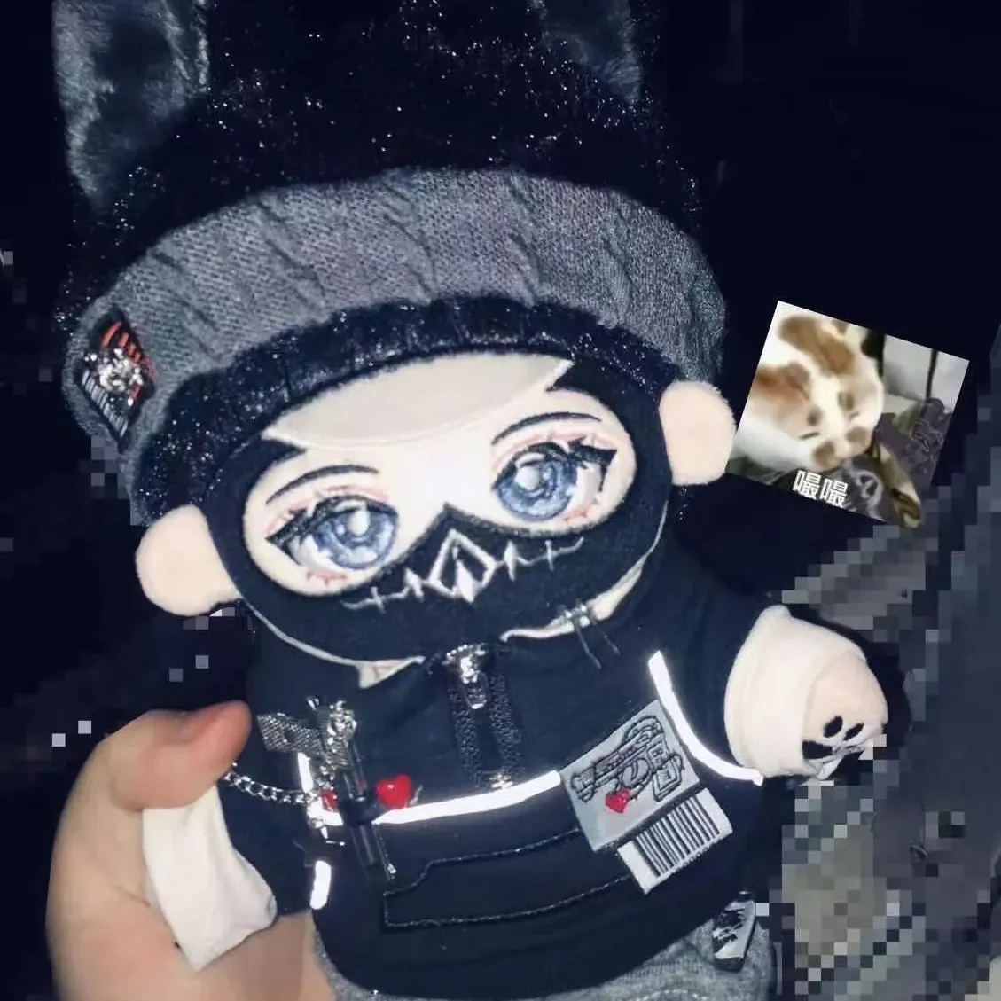 

Kawaii Monster Ear Cartoon Figures Cosplay Cotton Doll Stuffed Body Dress Up Clothes Plushies Toys Dolls Xmas Gift 20CM