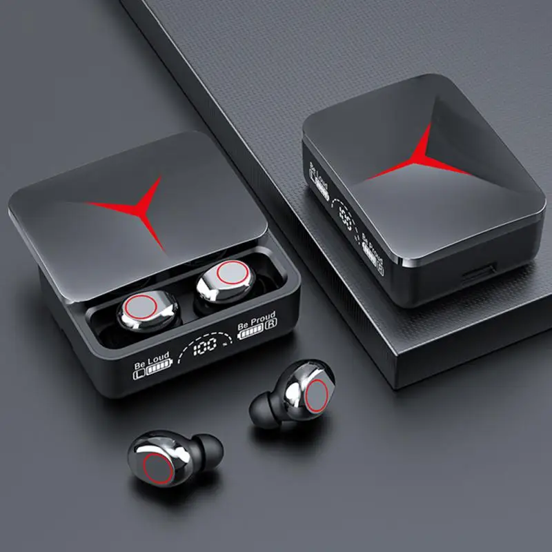 M90-auriculares inalámbricos TWS con Bluetooth, cascos deportivos con Control táctil, estéreo Hifi, para juegos, con micrófono para teléfono inteligente