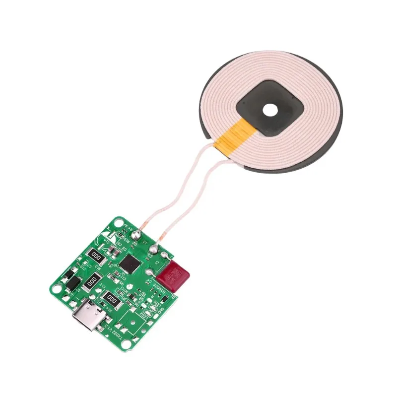15W high power 5V 9V 12V fast charging wireless charger transmitter module Type-c USB + coil for Qi Universal for mobile phone