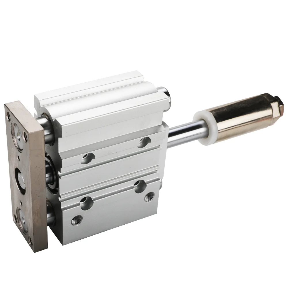 MGPM20 Boring 0-150 mm Verstelbare slag Drie-assig met stang Compacte geleiding Luchtpneumatische cilinder