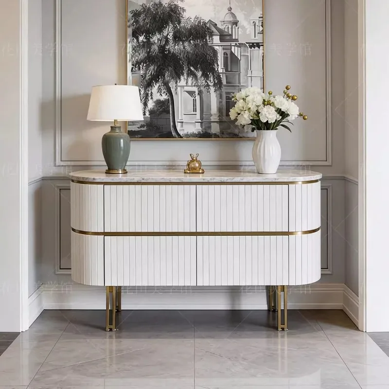 Dustproof Classic Living Room Cabinets Luxury French Modern Living Room Cabinets Storage Narrow Meuble Rangement Furniture Home