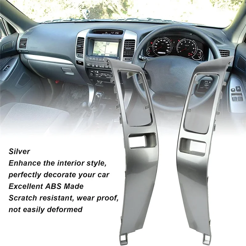 

Панель вентиляционного отверстия приборной панели автомобиля 55474-60040 55475-60040 для Toyota Land Cruiser Prado FJ120 2003-2009 Панель вентиляционного отверстия