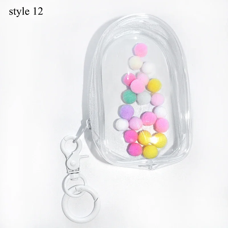 Caja de almacenamiento de joyería transparente, bolsa misteriosa, bolsa de llavero, billetera engrosada, image 6