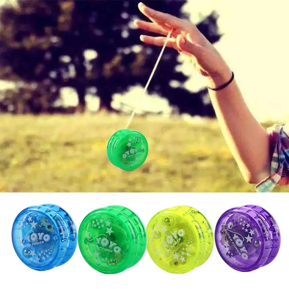 ของเล่นตลกความเร็วสูง Yoyo Ball Luminous ตอบสนองกระพริบ YoYo LED Light Professional YoYo ของเล่นเด็กเด็ก