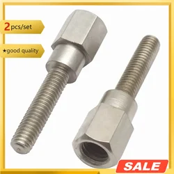 2pcs Motorcycle Scooter Rear Mirror Adapter M8 8mm To 6mm M6 Male Female Right Hand Thread Lengthen and Heighten Screws