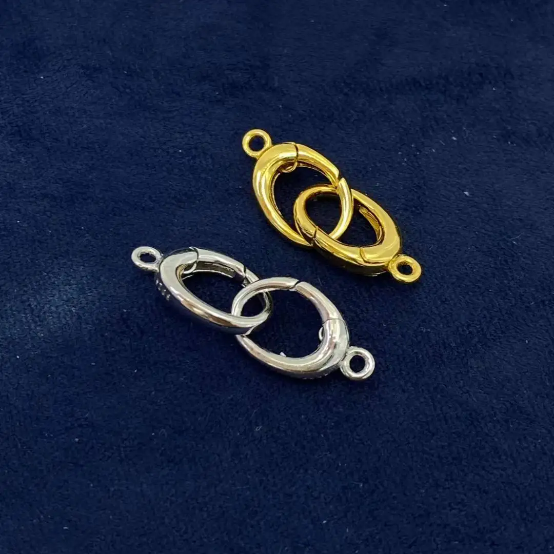 

Оптовая продажа DIY стерлингового серебра 925 пробы ожерелье браслет застежка крючок аксессуары для жемчуга 5-10 мм 5 шт./лот