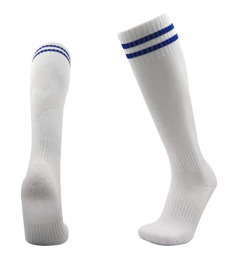 

Summer Men's Thin High Elasticity Football Stocking Thick Towel Bottom Sports Socks Over Knee Children's Socks Breathable