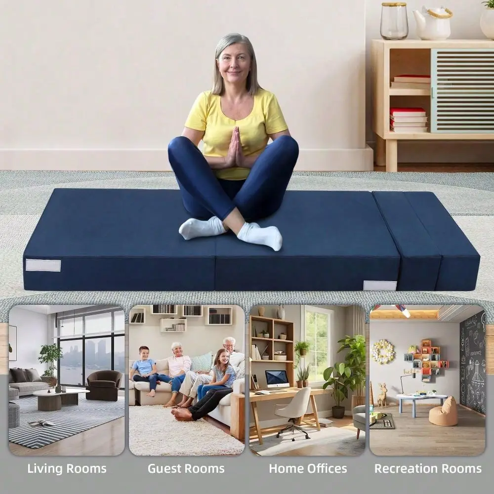 

Folding Sofa Bed,Convertible Sleeper Chair With Pillow,Fold Out Chair Bed,Comfy Floor Sofa Lounge,Floor Couch With Memory Foam