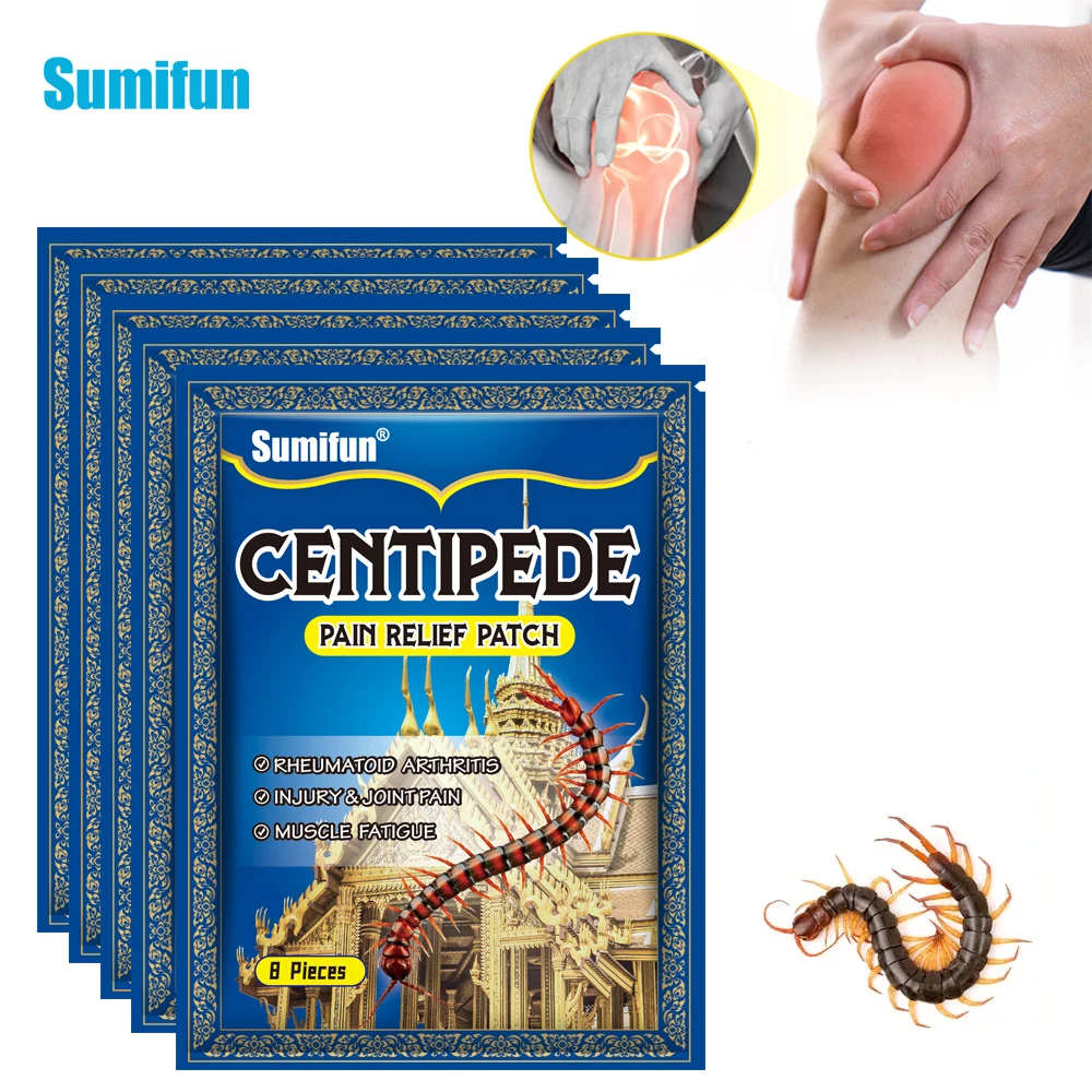 

Sumifun Centipede Pain Relieving Patch Muscle Back Knee Analgesic Joints Arthritis Rheumatoid Remove Medical Health Treatment