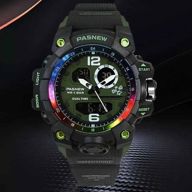 Multifunction Original Digital Watch Men Large Dial Waterproof Eletronic Sport Wristwatches Male Fashion Boy Analog Hand Clock