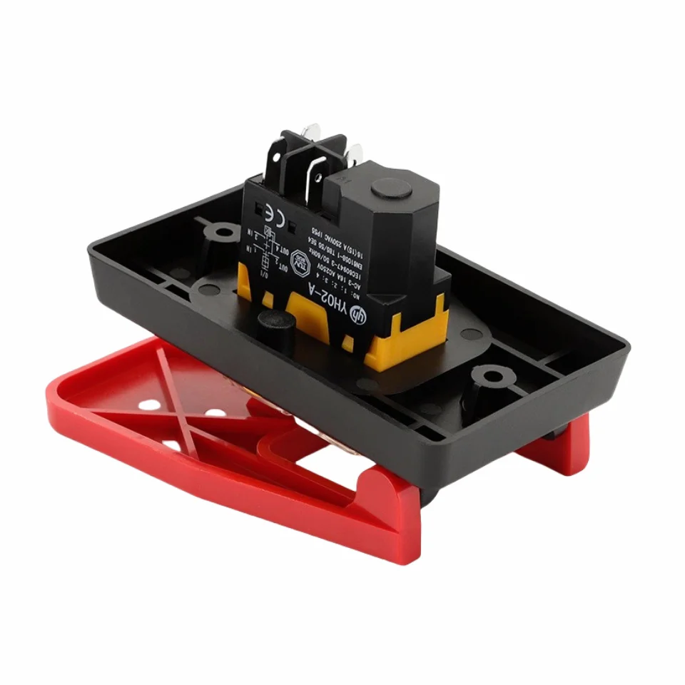 YH02-A-OFF Emergency Stop Button Electromagnetic Starter Switch 16A With Overvoltage Protection Can
