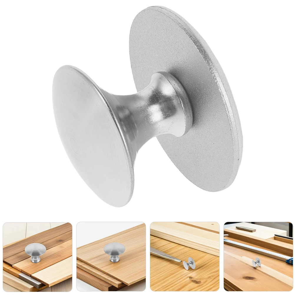 

2pcs Adhesive Cabinet Self-Stick Stainless Steel Drawer Pulls For Glass Doors Sliding Cupboards Mini Door Knobs Suction Design