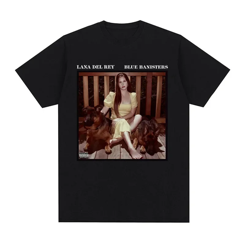 Ultraviolence Music Album T-shirt  men Hip Hop Vintage Short Sleeve Cotton T Shirts Plus Size Singer Lana Del Rey  heavyweight