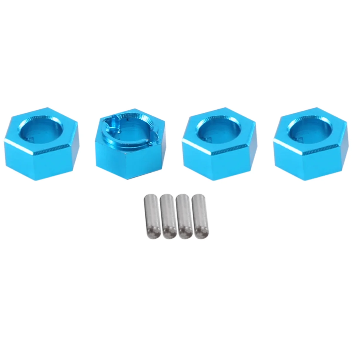 Y03A A949-11 Aluminum Hexagon Wheel Hex Seat Mount Hub Pins 7mm Upgrade Parts for 1/18 A949 A959 A969 A979 K929 RC Car