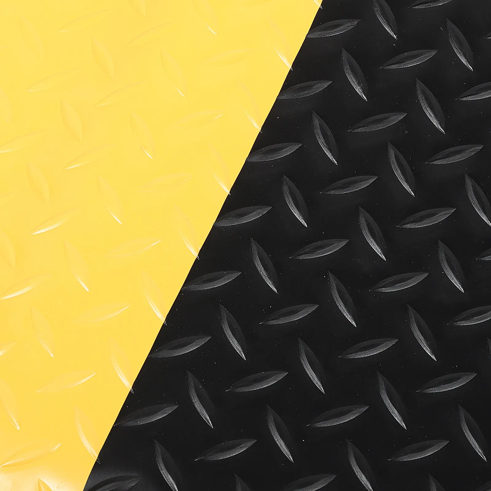 Anti Static Industrial Floor Mat Heavy Duty Non Slip Safety Diamond Plate Yellow Border Ergonomic Standing Mat Workstation view 5