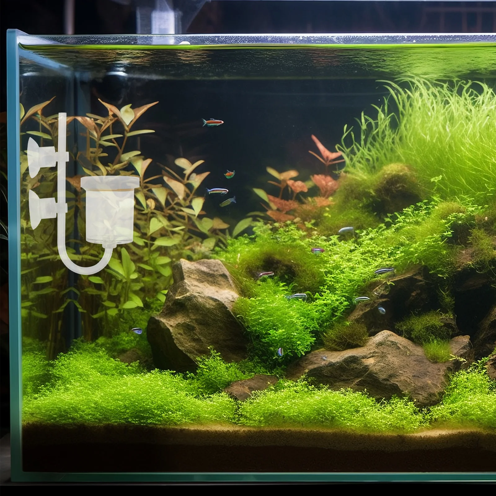 

1 set Bubble Stone For Aquarium Air Refiner Diffuser Bubbler Tank Aerator With Suction Cup Air Pump Accessory