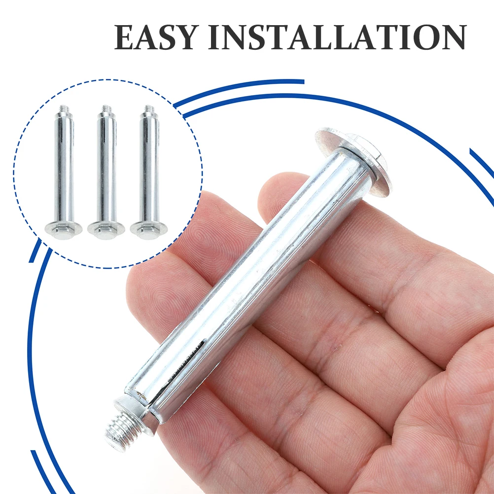 

8pcs Warning Column Accessories Iron Expansion Bolts Concrete Wall Anchors Garage Parking Assist Bumps Bolts Heavy Duty Brick