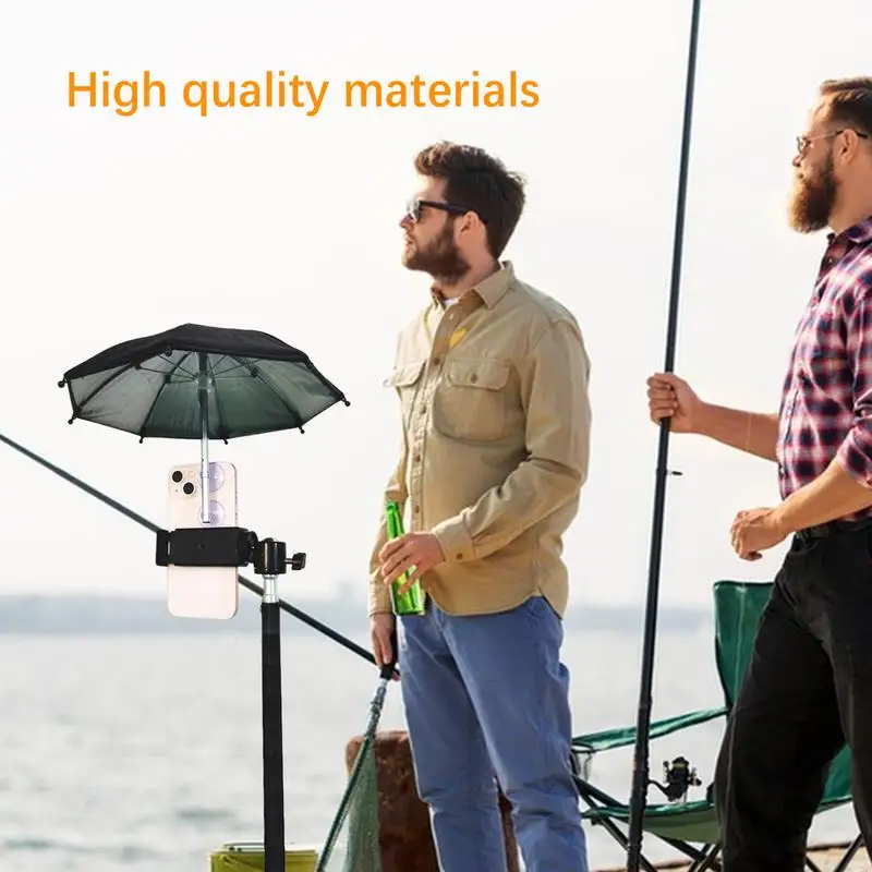 Cell Phone Umbrella Sun Shade Mini Cell Phone Cute Sunshade Holder Car Navigation Shade Visor Mini Cell Phone Cute Sunshade image 5