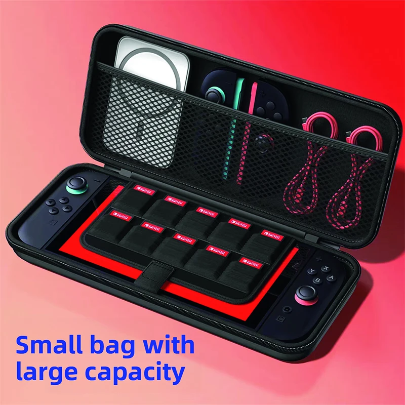 مناسبة لحقيبة تخزين وحدة التحكم في الألعاب من الجيل الثاني، وصندوق تخزين جلدي محمول باليد للهاتف المحمول