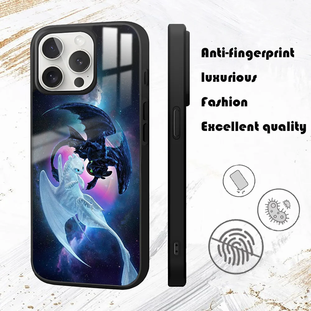 How To T-Train Your D-Dragon Phone Case For iPhone 16 15 14 13 12 11 Pro Max Plus Mini PC Mirror Fashion  phone case