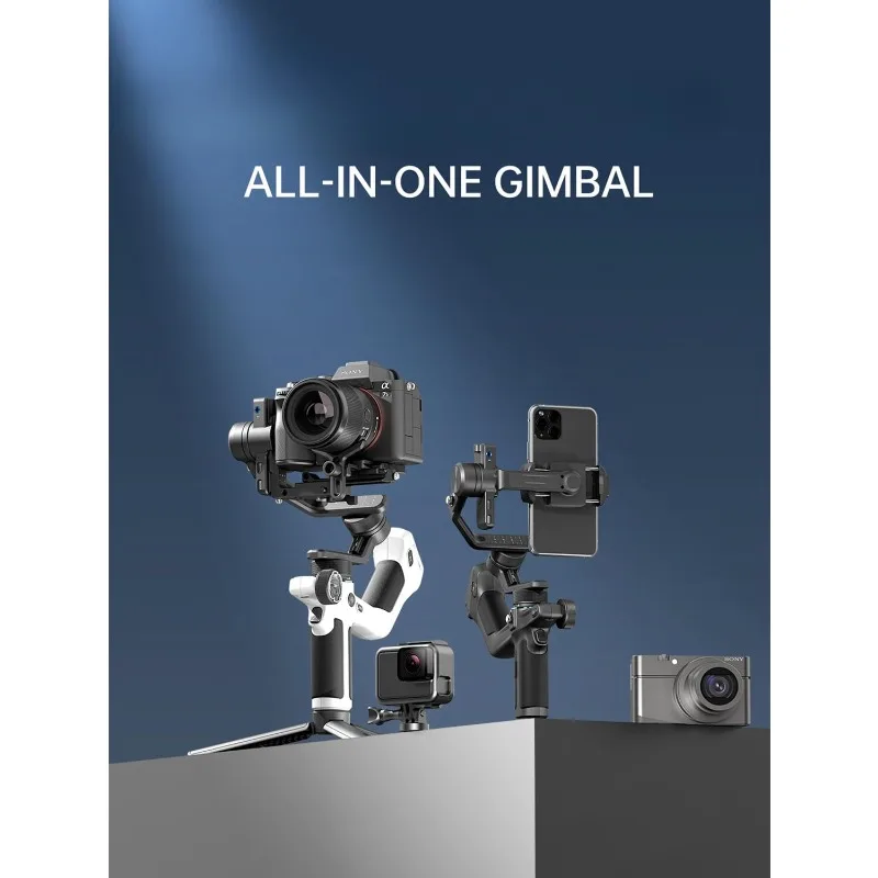 Christmas.home.Mini-2 All-in-1 Gimbal Stabilizer Integrated AI Tracking. Compatible with 12/11, , , iPhone,