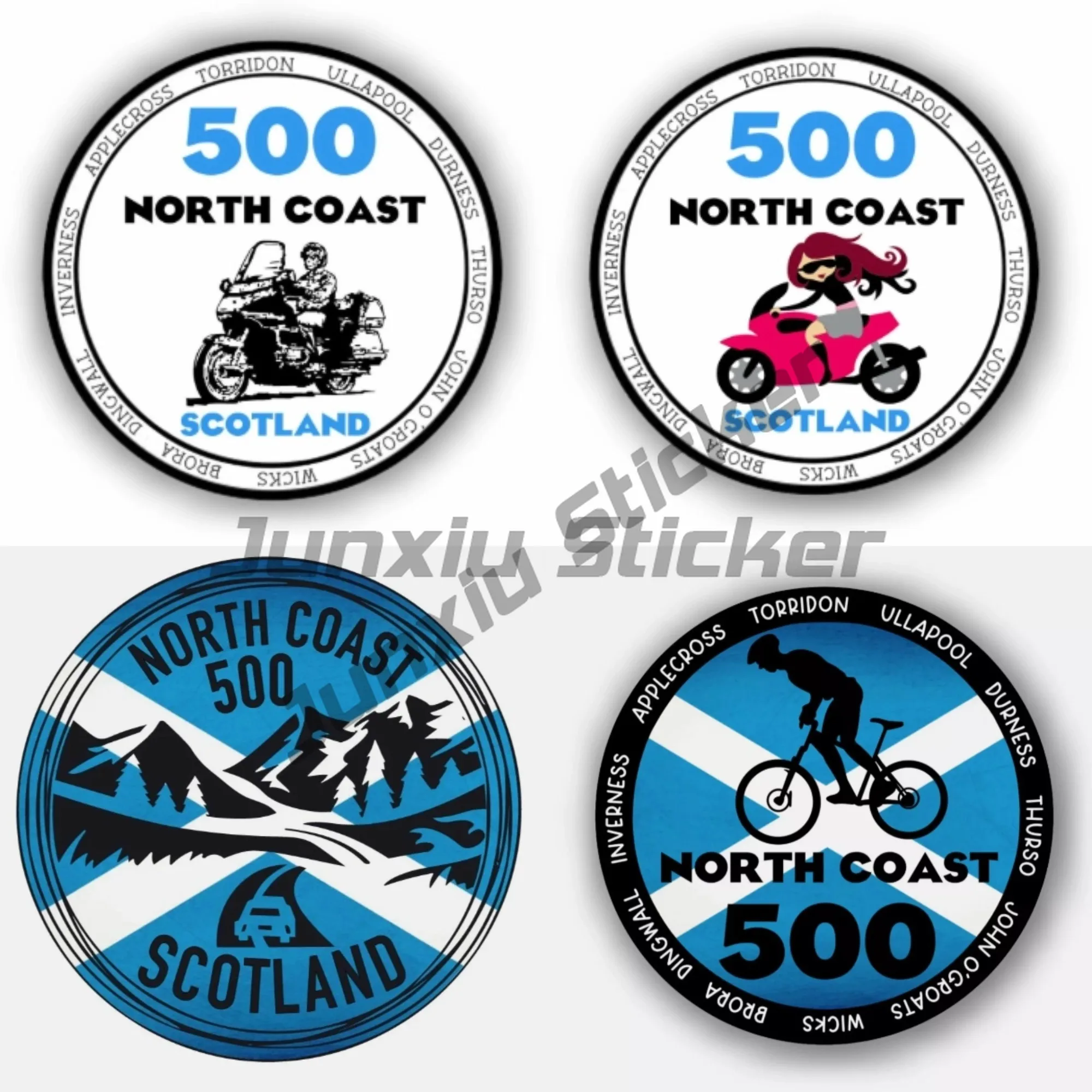 

Nort Coast 500 Scotland NC500 Vinyl Sticker Decal Waterproof