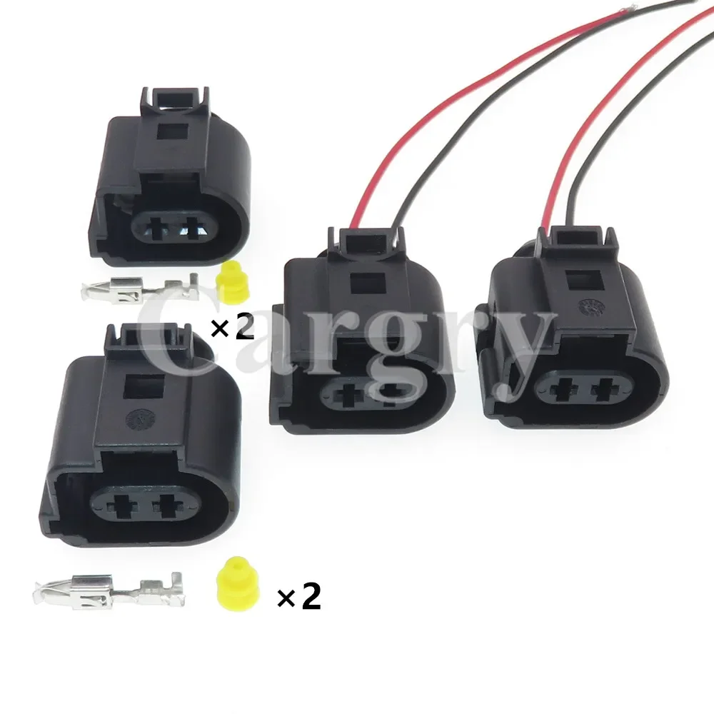 

1 Set 2P 2-1355339-2 2-1355200-2 Car Wire Socket AC Assembly Auto Waterproof Cable Connector with Wires