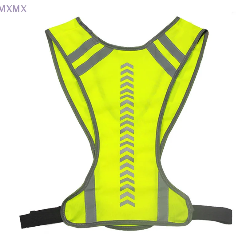 

Motorcycle Safety Jacket Visible Reflective Vest Working Clothes Night Security Running Cycling Coat