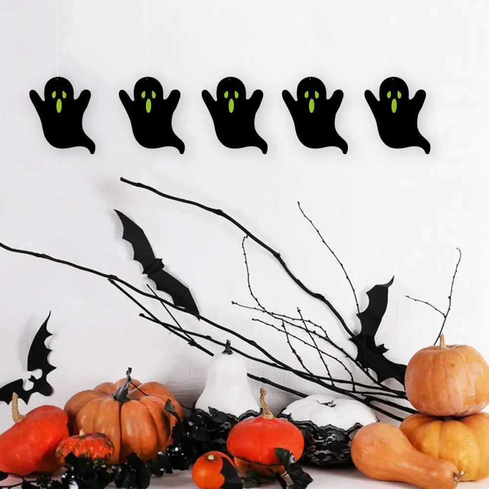 Bat Pendant Spooky Halloween Party Supplies Hanging Spiders Ghosts Decorations for Festive Atmosphere Enhancement Home Decor