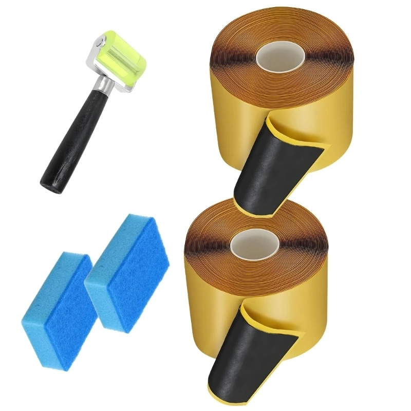 Selbstklebendes Butylkautschuk-Teichfolien-Nahtband, selbstklebendes Nahtset für die Reparatur wasserdichter Membranen und B03E – Detail 6