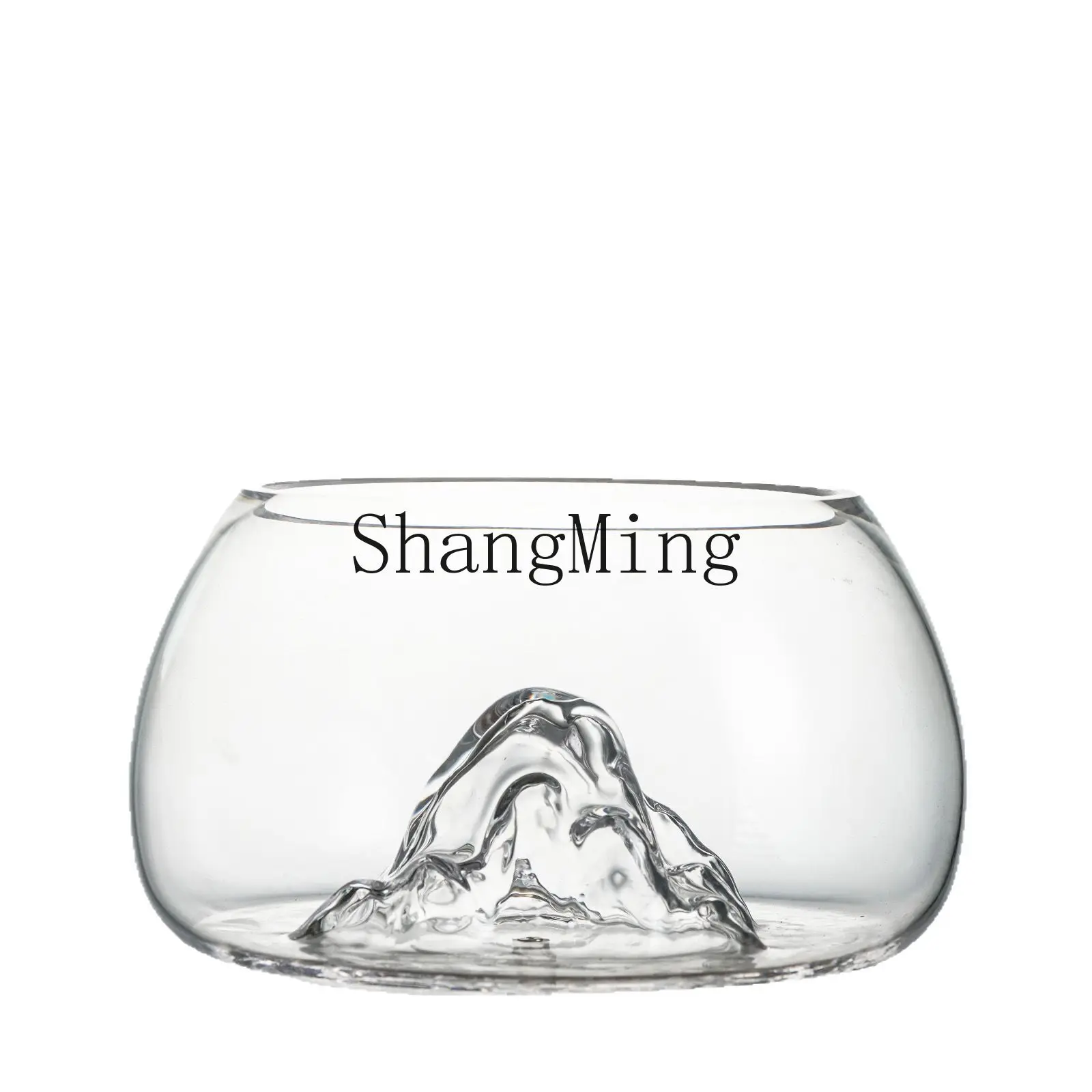 

PYH Iceberg Fish Tank Desktop High Transparency Mini Small Living Room Home Office Thickening Creative Round Small Fish Tank