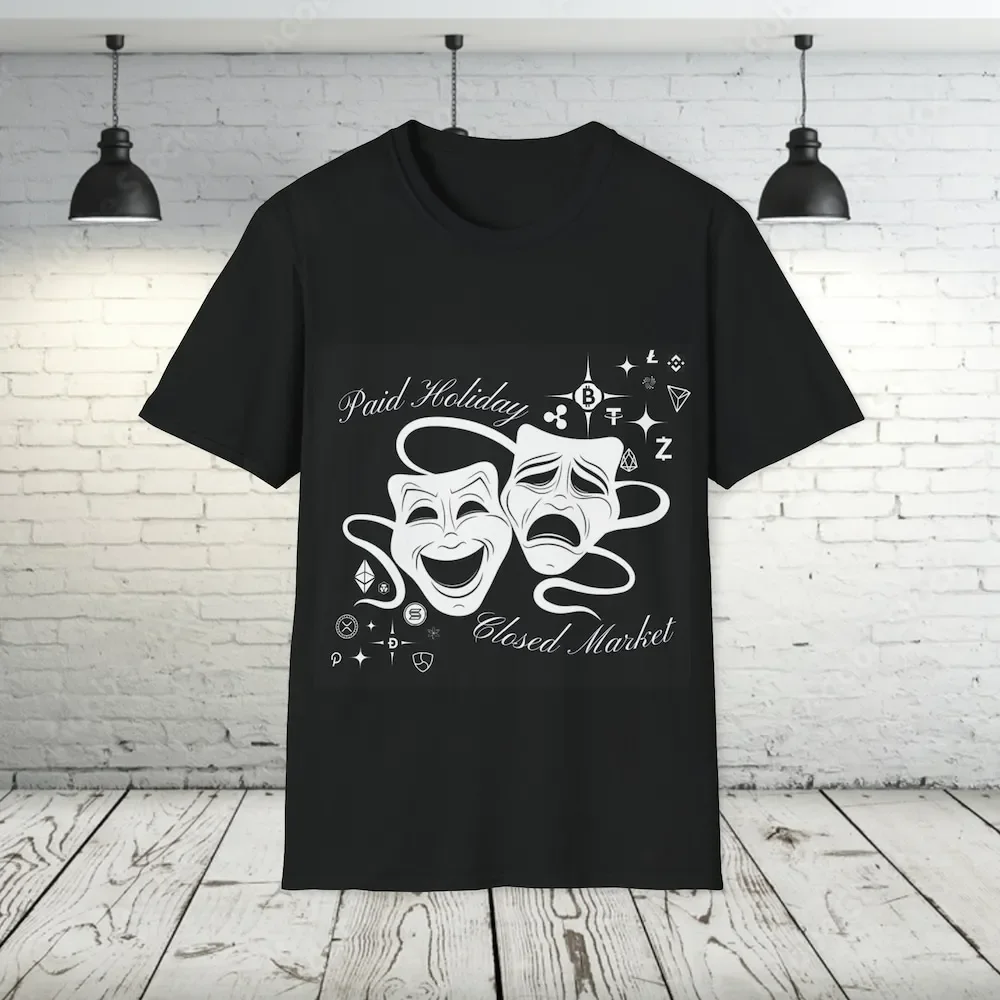 Smile Now Cry Later Crypto Coin Style T Shirt Paid Holiday Closed Market Funny Investor Clothes Cryptocurrency Bitcoin Apparel