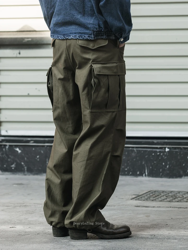 Rugged Bronson M-1951 Sateen Field Trousers M51 High-Waisted Wide