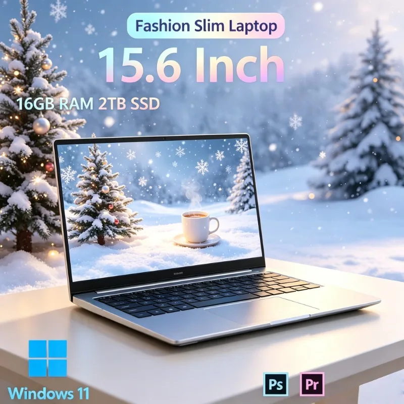 

Premium 15.6" Dual Use Laptop Intel I9-9880H Ultra Thin Body 32GB RAM 2TB SSD Multifunctional Notebook Computer