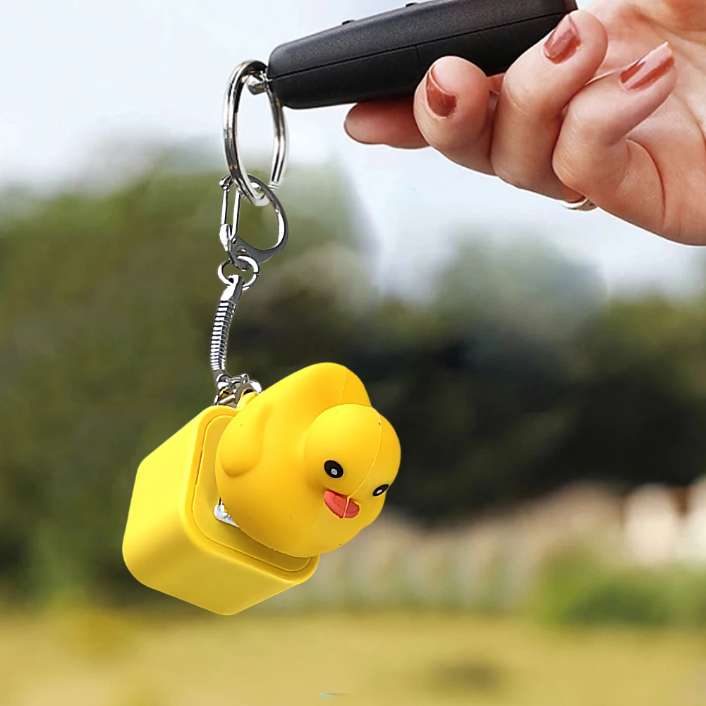 Frog Croaking Keychain Buster Sound Keychain Rechargeable Keyboard Clicker for Adults