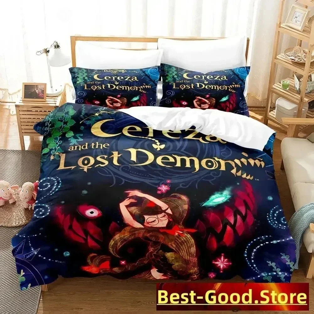 

2025 Bayonetta Bedding Set Single Twin Printed Bed Set With Pillowcase Bed Duvet Cover Soft Single Double Queen Super King Size