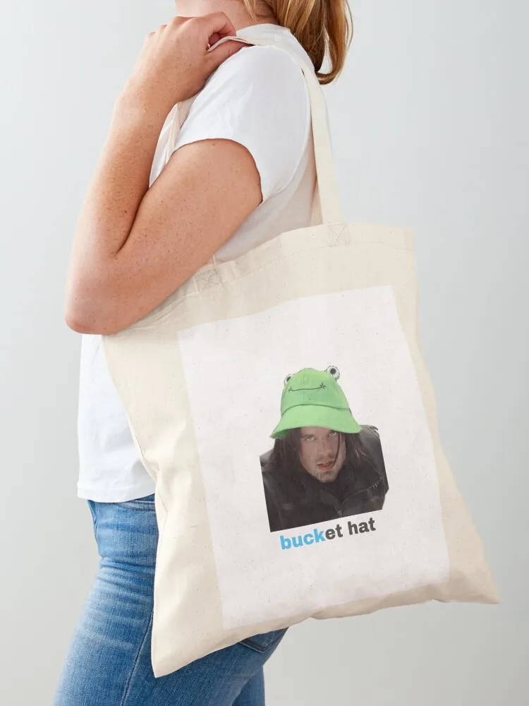 

Bucky in a bucket hat Tote Bag Shopper Canvas stote bag custom fabric bag personalized tote