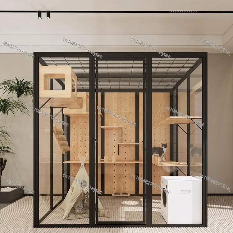 Panoramic glass  villa custom  cabinet  house  house large luxury oversized  cage pet store  house