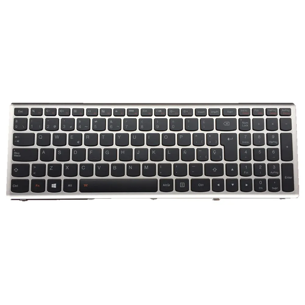 

Клавиатура для ноутбука Lenovo IdeaPad U510 Z710 LA SP с подсветкой, 25205672 Латиноамериканская