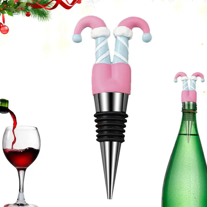 Wine And Beverage Bottle Stoppers Reusable Halloween Silicone Sealed Bottle Cork Fresh-Keeping Wineware Decoration Convenient