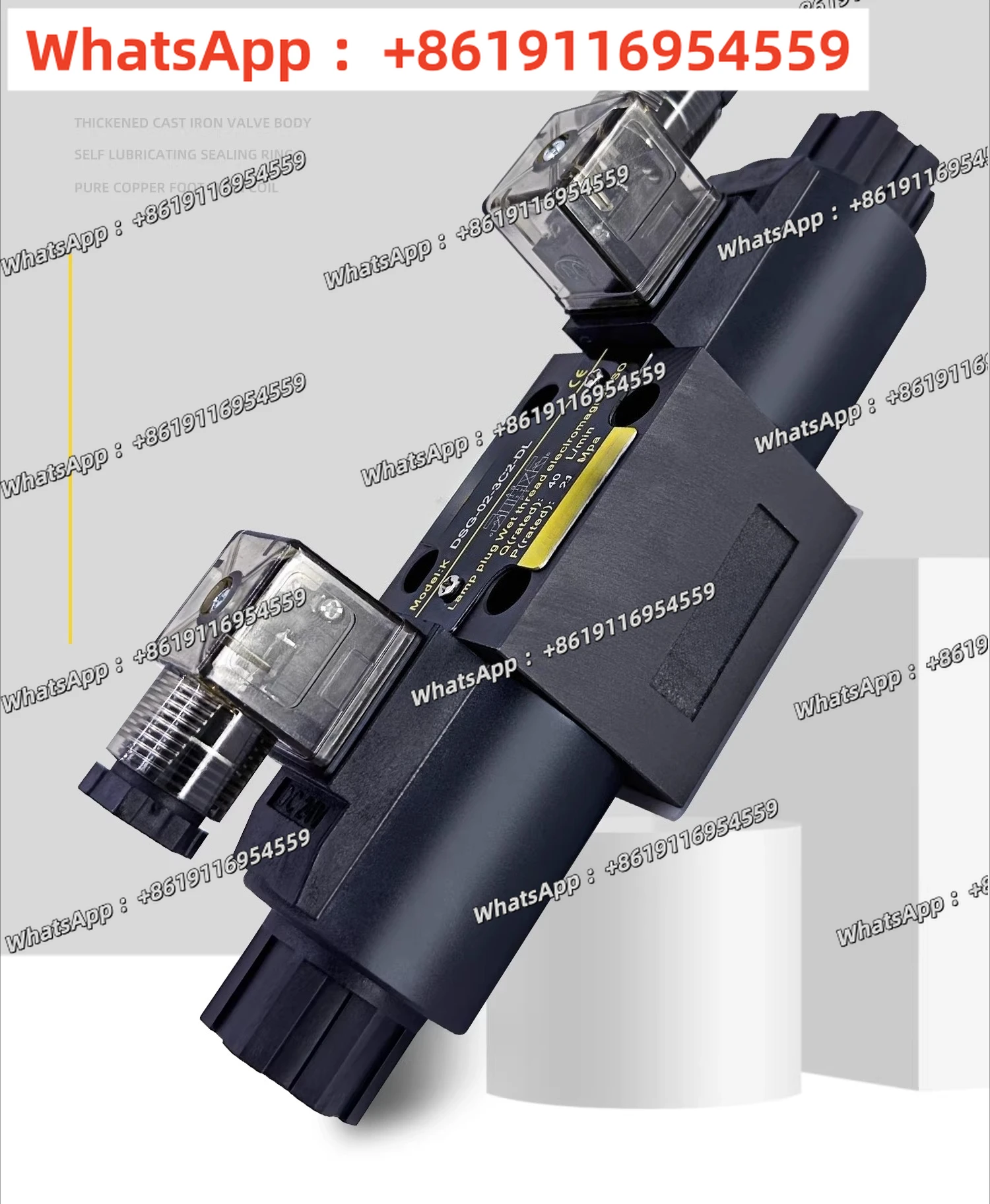 

Hydraulic Solenoid Valve SWH-G02-C2-D24-20/10 C4 C6 B2 D2 A22 Molding Machine Reversal