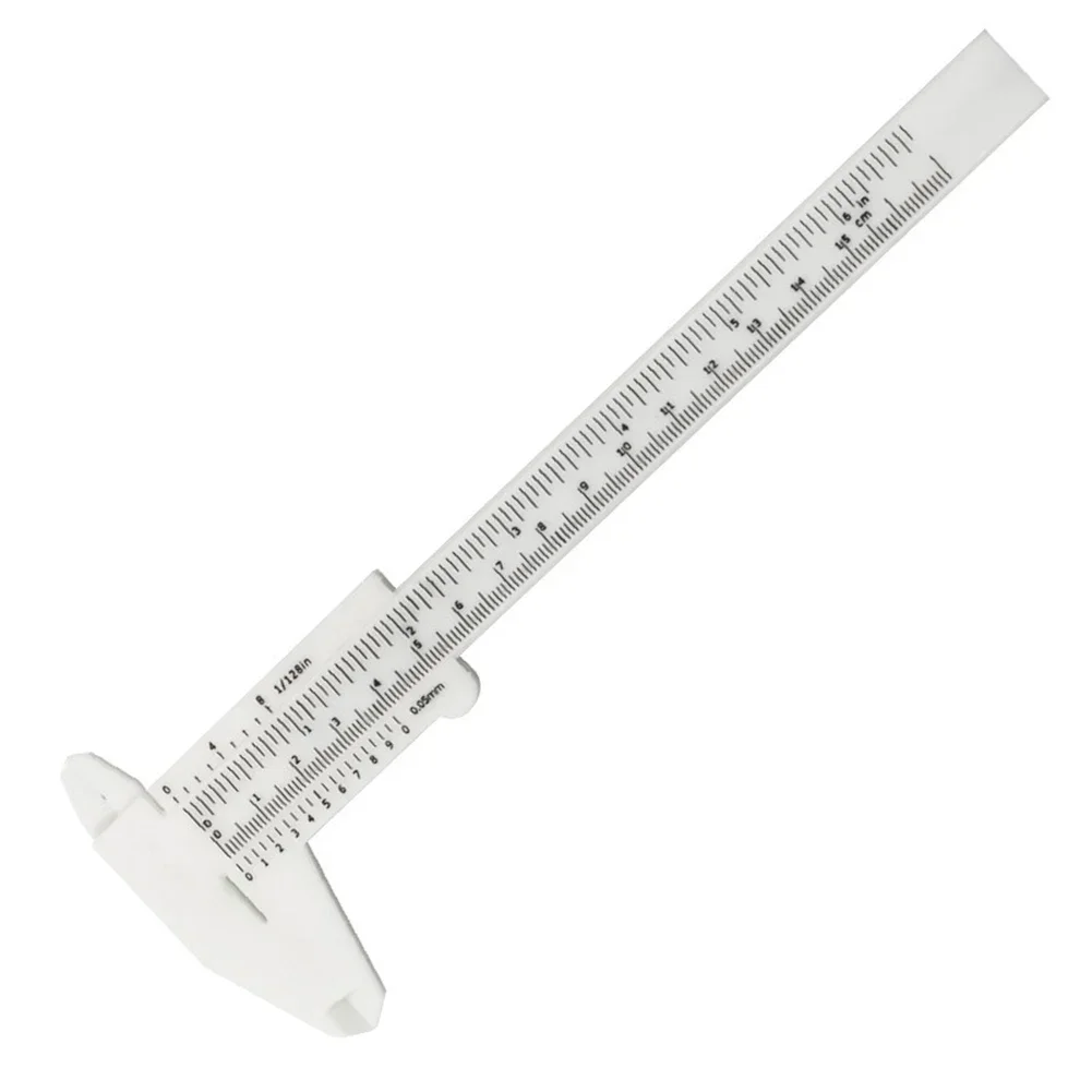 Measuring Ruler Vernier Caliper Scale 0-150mm DIY Double Rule Plastic Home Store Practical Antique Measurement